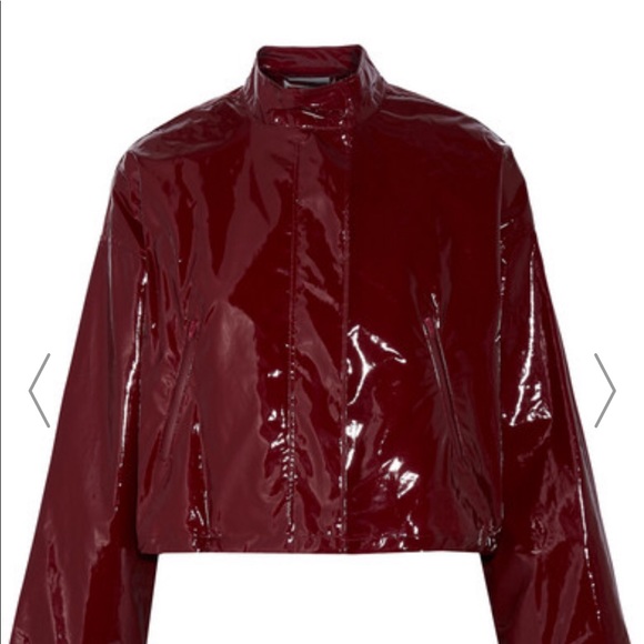 3.1 Phillip Lim Cropped Vinyl Jacket - Picture 8 of 8